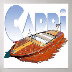 Capri Powerboat Poster