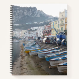 Capri Shoreline Foto Grosses SpiralNotebook Notizbuch