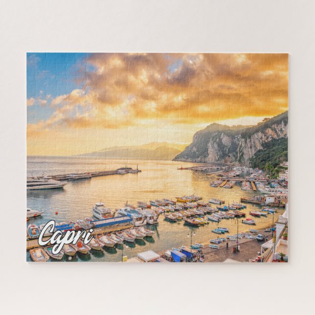 Capri, Tyrrhenisches Meer, Italien Puzzle (Horizontal)
