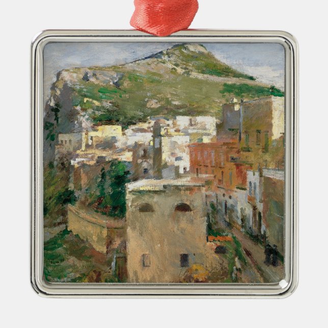 Capri (von Theodore Robinson) Ornament Aus Metall (Vorne)