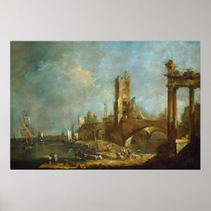 Capriccio a Harbour Poster