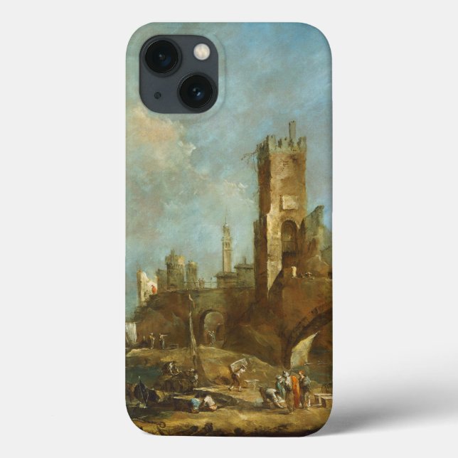 Capriccio eines Hafens Case-Mate iPhone Hülle (Rückseite)