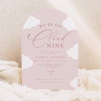 CAPRICE Blush Pink Cloud Nine Arched Baby Dusche