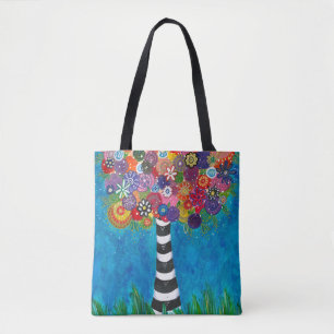 Capricious Happy Colorful Tree Original Artwork