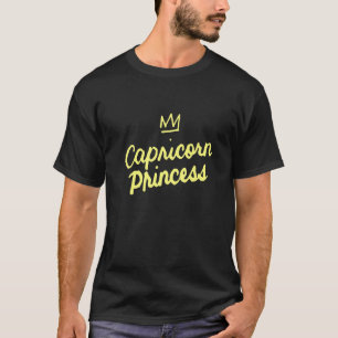 Capricorin Princess Zodiac Horoscope Astrologische T-Shirt