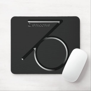 CAPRICORN, abstrakte Gestaltung des Zodiac-Zeichen Mousepad