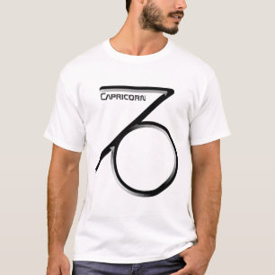 CAPRICORN, abstrakte Gestaltung des Zodiac-Zeichen T-Shirt
