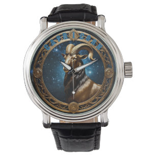 Capricorn-Astrologie Armbanduhr