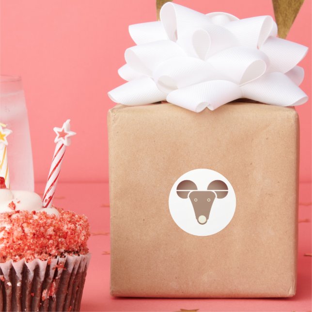 Capricorn Astrologie-Zeichen Runder Aufkleber (Party)