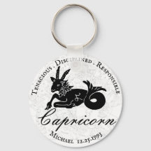 Capricorn Astrologie Zodiac Schwarz-weiß Custom