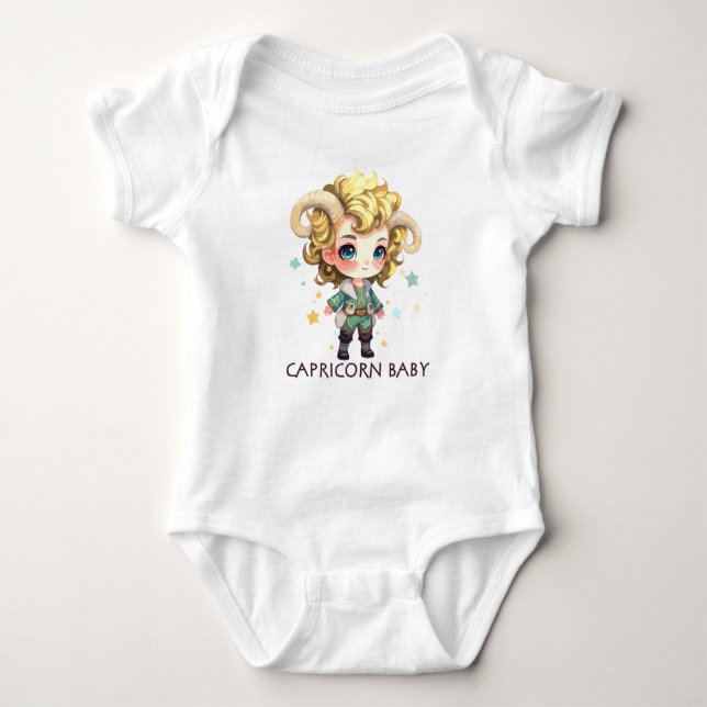 Capricorn Baby Baby Strampler (Vorderseite)