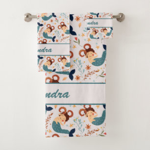 Capricorn Baby   Gemütlich & weich für kleine Zieg Badhandtuch Set