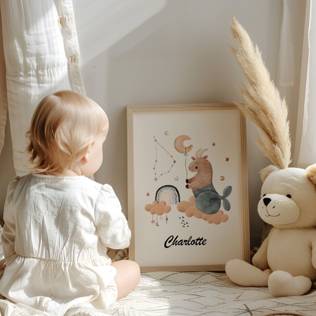 Capricorn Baby - Ihr kleines Ziege Zodiac-Kinderzi Poster (Von Creator hochgeladen)