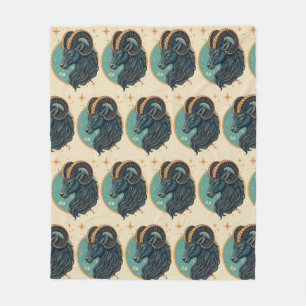 Capricorn Blanket Star Sign Horoskop Fleecedecke