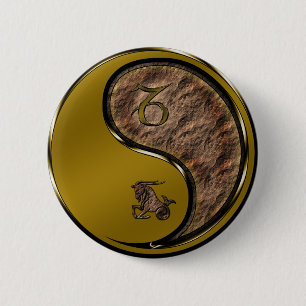 Capricorn Button