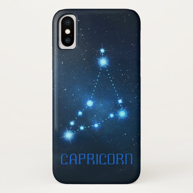 Capricorn Constellation Zodiac Case-Mate iPhone Hülle (Rückseite)