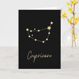Capricorn Constellation Zodiac Karte