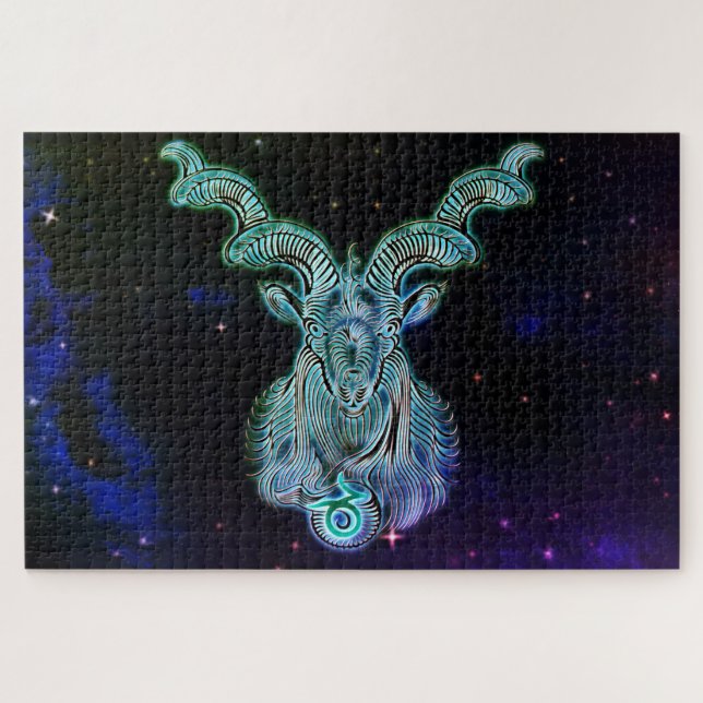 Capricorn das Ziegentierpuzzle Puzzle (Horizontal)