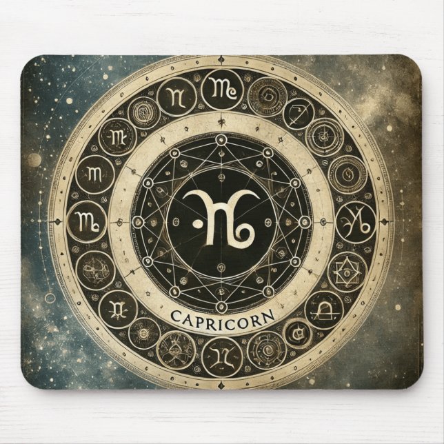 Capricorn - Der zeitlose Architekt Mousepad (Vorne)