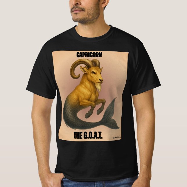 Capricorn Der zivilisierte T - Shirt der Männer (Vorderseite)