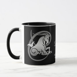 Capricorn ♑ die Ziege - Zodiac-Zeichen Tasse