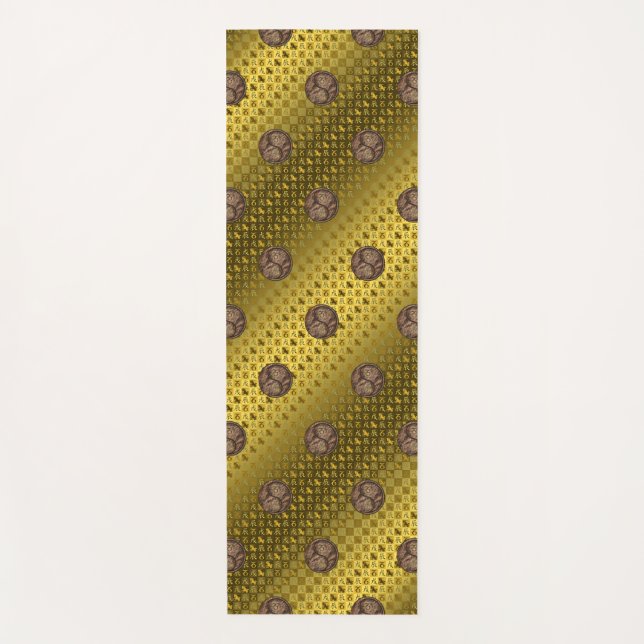 Capricorn & Earth Dragon Yogamatte (Vorderseite)