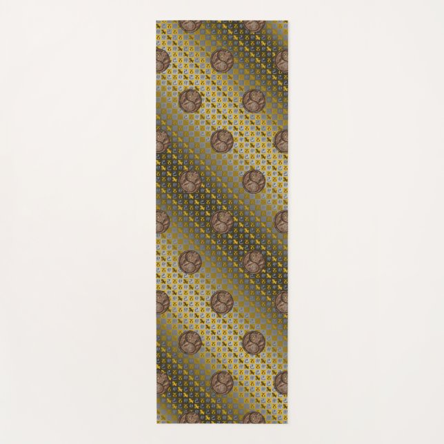 Capricorn & Earth Rabbit Yogamatte (Vorderseite)