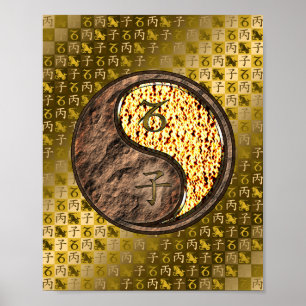 Capricorn & Fire Rat Poster