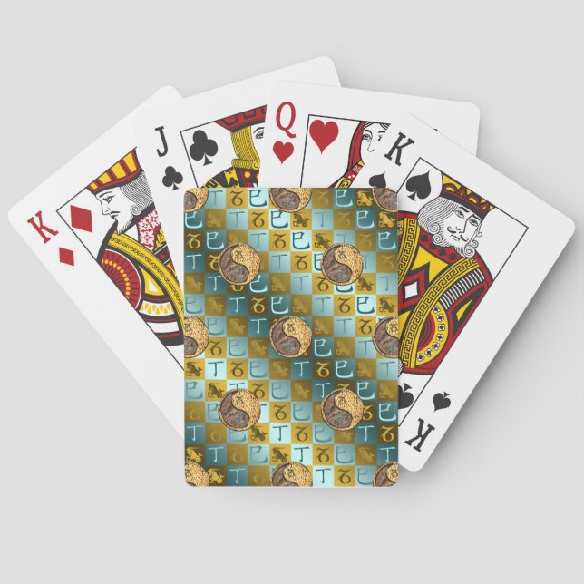 Capricorn & Fire Snake Spielkarten (Rückseite)