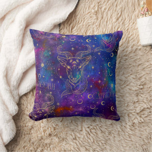 Capricorn Galaxy Kissen