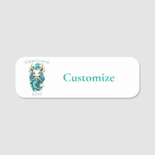 Capricorn Girl Mermaid Thunder_Cove Namensschild
