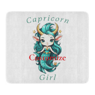 Capricorn Girl Mermaid Thunder_Cove Schneidebrett