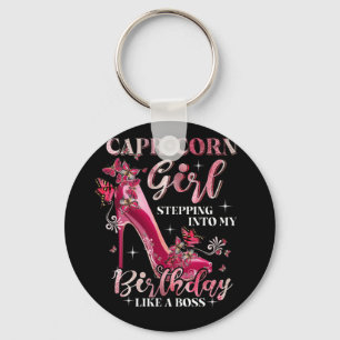 Capricorn Girl tritt in meinen Geburtstag ein wie  Schlüsselanhänger