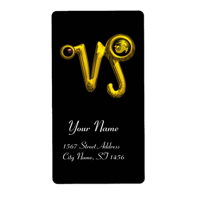 CAPRICORN GOLD ZODIAC BIRTHDAY JEWEL Black Onyx (Vorne)