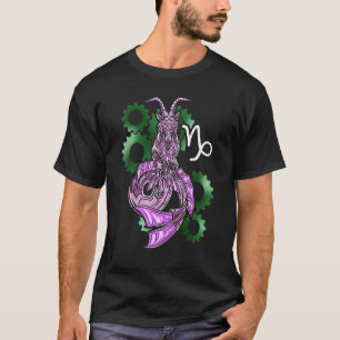 Capricorn Horoskop Inspiriert Capricorn Symbol Rel T-Shirt