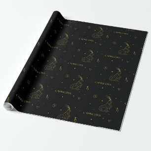 Capricorn-Horoskop-Sternzeichen Geschenkpapier