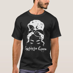 Capricorn Königin Sign Horoscope Geburtstag T-Shirt