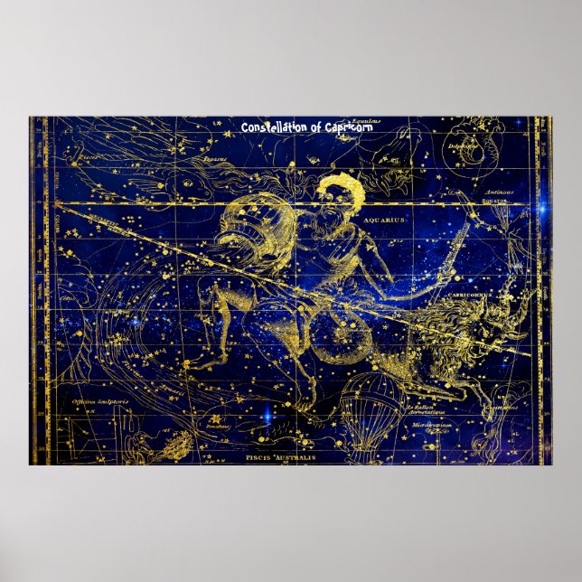Capricorn-Konstellation Poster (Vorne)