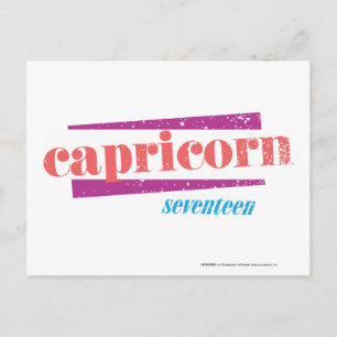 Capricorn Lt. Pink Postkarte