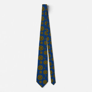 Capricorn Mandala Men's Neck Tie Krawatte