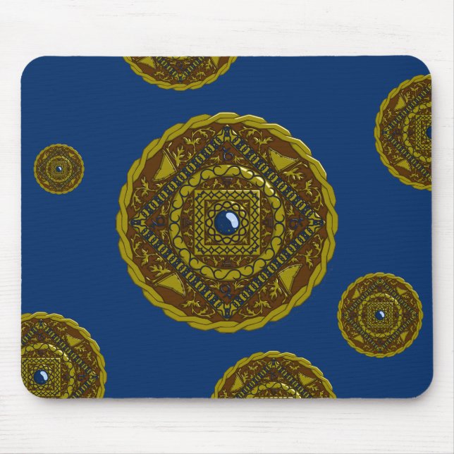 Capricorn Mandala Mousepad (Vorne)