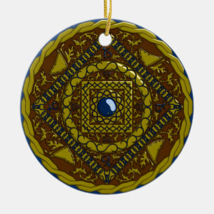 Capricorn Mandala Ornament