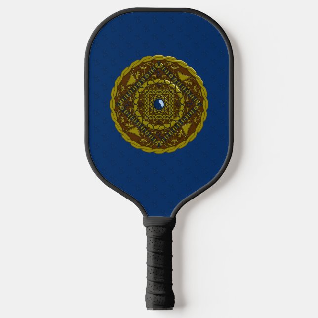 Capricorn Mandala Pickleball Schläger (Vorderseite)