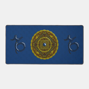 Capricorn Mandala Schreibtischunterlage