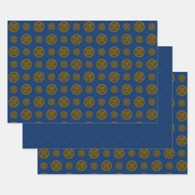 Capricorn Mandala Wrapping Paper Set Geschenkpapier Set (Set)