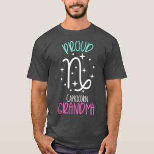 Capricorn Oma Proud Oma Zodiac Symbol Neu T-Shirt