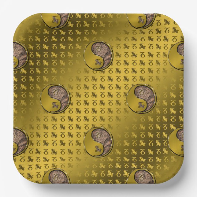 Capricorn Pappteller (Vorderseite)