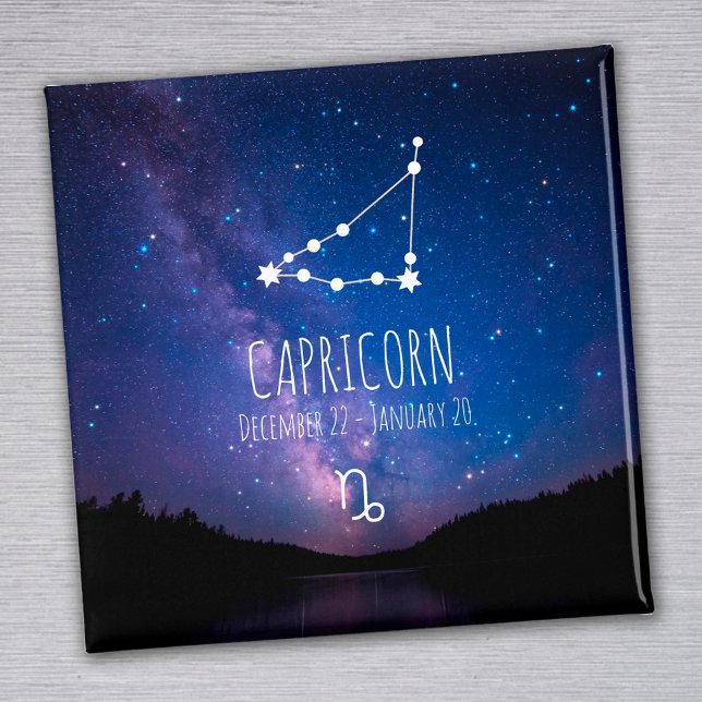 Capricorn | Personalisierte Sternbilder Magnet (Von Creator hochgeladen)