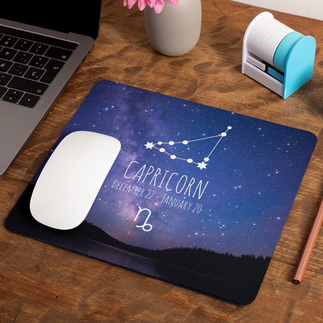 Capricorn | Personalisierte Sternbilder Mousepad (Von Creator hochgeladen)