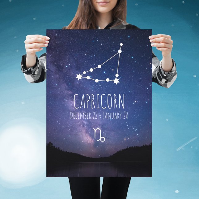 Capricorn | Personalisierte Sternbilder Poster (Von Creator hochgeladen)